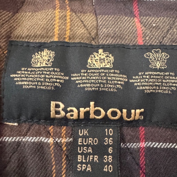 BARBOUR KELSALL WOMEN'S WAXED JACKET OLIVE - Picture 5 of 11